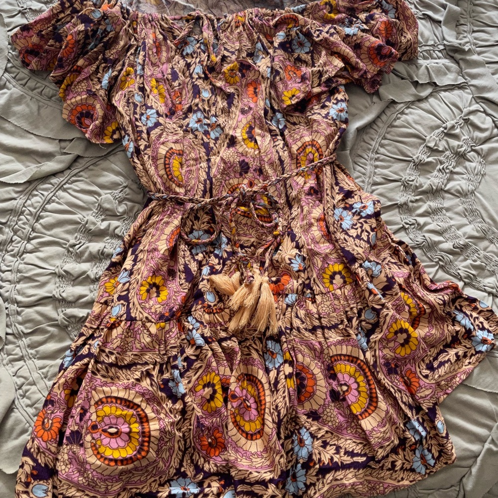 Fall color festive above the knee dress, size xs, Cynthia Rowley